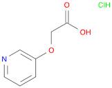 (PYRIDIN-3-YLOXY)-ACETIC ACID HYDROCHLORIDE