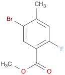 Benzoic acid, 4-Methyl-2-fluoro-5-broMo-, Methylester