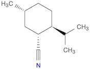 Cyclohexanecarbonitrile, 5-methyl-2-(1-methylethyl)-, (1R,2S,5R)- (9CI)