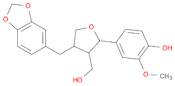 Tetrahydro-4-(1,3-benzodioxol-5-ylmethyl)-2-(4-hydroxy-3-methoxyphenyl)-3-furanmethanol