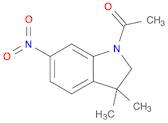 1-(3,3-DIMETHYL-6-NITROINDOLIN-1-YL)ETHANONE