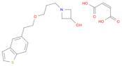 3-Azetidinol, 1-[3-(2-benzo[b]thien-5-ylethoxy)propyl]-, (2Z)-2-butenedioate (1