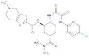 Ethanediamide,N-(5-chloro-2-pyridinyl)-N'-[(1R,2R,4S)-4-[(dimethylamino)carbonyl]-2-[[(4,5,6,7-tetrahydro-5-methylthiazolo[5,4-c]pyridin-2-yl)carbonyl]amino]cyclohexyl]-
