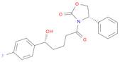 (S)-3-((R)-5-(4-fluorophenyl)-5-hydroxypentanoyl)-4-phenyloxazolidin-2-one