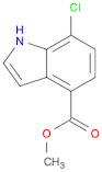 METHYL 7-CHLOROINDOLE-4-CARBOXYLATE