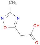 2-(3-methyl-1,2,4-oxadiazol-5-yl)acetic acid