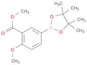 2-Methoxy-5-(4,4,5,5-tetramethyl-[1,3,2]dioxaborolan-2-yl)-benzoic acid methyl ester