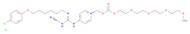1-[[[[2-[2-[2-[2-Methoxyethoxy]ethoxy]ethoxy]ethoxy]carbonyl]oxy]methyl]-4-[N'-cyano-N''-[6-[4-chlorophenoxy]hexyl]guanidino]pyridinium chloride