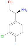 (2S)-2-AMINO-2-(3-CHLORO-4-FLUOROPHENYL)ETHAN-1-OL