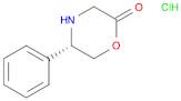 (5S)-5-Phenyl-2-morpholinone hydrochloride