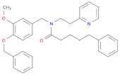 BenzenepentanaMide, N-[[3-Methoxy-4-(phenylMethoxy)phenyl]Methyl]-N-[2-(2-pyridinyl)ethyl]-