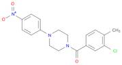 (3-Chloro-4-methylphenyl)[4-(4-nitrophenyl)-1-piperazinyl]-methanone