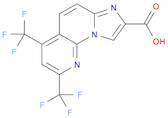 2,4-BIS(TRIFLUOROMETHYL)IMIDAZO[1,2-A][1,8]NAPHTHYRIDINE-8-CARBOXYLIC ACID