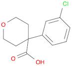 4-(3-chlorophenyl)oxane-4-carboxylic acid