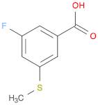 3-fluoro-5-(methylthio)benzoic acid