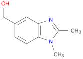 1H-Benzimidazole-5-methanol,1,2-dimethyl-(9CI)