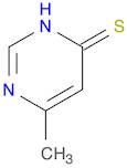 4(1H)-Pyrimidinethione, 6-methyl- (9CI)