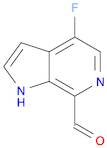 1H-Pyrrolo[2,3-c]pyridine-7-carboxaldehyde,4-fluoro-(9CI)