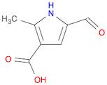 1H-Pyrrole-3-carboxylic acid, 5-formyl-2-methyl- (9CI)