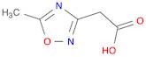2-(5-methyl-1,2,4-oxadiazol-3-yl)acetic acid