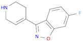 6-fluoro-3-(1,2,3,6-tetrahydro-4-pyridinyl)-1,2-benzisoxazole