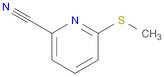 6-(Methylthio)picolinonitrile