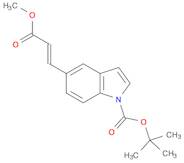 1H-Indole-1-carboxylic acid, 5-(3-Methoxy-3-oxo-1-propenyl)-, 1,1-diMethylethyl ester