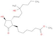 Prost-13-en-1-oic acid, 11,16-dihydroxy-16-methyl-9-oxo-, methyl ester,(11a,13E)-
