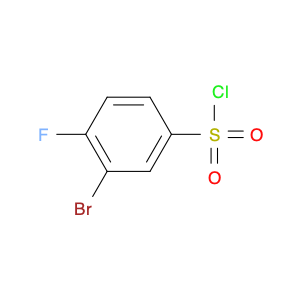 3-BROMO-4-FLUOROBENZENESULFONYL CHLORIDE