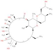 Spiro[2,26-dioxabicyclo[23.3.1]nonacosa-4,18,20-triene-27,2'-[2H]pyran]-3,9,13-trione,22-ethyl-3',4',5',6'-tetrahydro-7,11,14,15-tetrahydroxy-6'-[(2R)-2-hydroxypropyl]-5',6,8,10,12,14,16,28,29-nonamethyl-,(1R,2'R,4E,5'S,6S,6'S,7R,8S,10R,11R,12S,14R,15S,16R,18E,20E,22R,25S,28S,29R)-