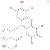 Benzoic acid, 2-(2,4,5,7-tetrabromo-6-hydroxy-3-oxo-3H-xanthen-9-yl)-,ethyl ester, potassium salt