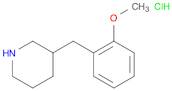 Piperidine, 3-[(2-methoxyphenyl)methyl]-, hydrochloride