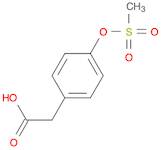 4-[(Methylsulfonyl)oxy]-benzeneacetic acid
