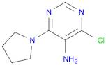 4-CHLORO-6-PYRROLIDIN-1-YL-PYRIMIDIN-5-YLAMINE