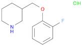 3-(2-FLUORO-PHENOXYMETHYL)-PIPERIDINE HYDROCHLORIDE