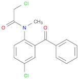 N-(2-benzoyl-4-chlorophenyl)-2-chloro-N-methylacetamide