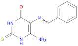 6-Amino-2,3-dihydro-5-[(phenylmethylene)amino]-2-4(1H)-pyrimidineone