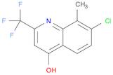 7-CHLORO-8-METHYL-2-(TRIFLUOROMETHYL)QUINOLIN-4-OL
