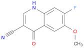 7-FLUORO-6-METHOXY-4-OXO-1,4-DIHYDROQUINOLINE-3-CARBONITRILE