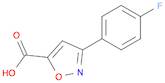 3-(4-FLUORO-PHENYL)-ISOXAZOLE-5-CARBOXYLIC ACID
