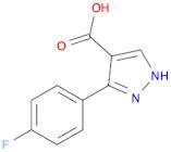 3-(4-FLUOROPHENYL)-1H-PYRAZOLE-4-CARBOXYLIC ACID