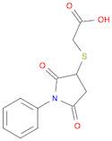 (2,5-DIOXO-1-PHENYL-PYRROLIDIN-3-YLSULFANYL)-ACETIC ACID