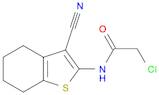 2-CHLORO-N-(3-CYANO-4,5,6,7-TETRAHYDRO-1-BENZOTHIOPHEN-2-YL)ACETAMIDE