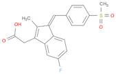 1H-Indene-3-acetic acid,5-fluoro-2-methyl-1-[[4-(methylsulfonyl)phenyl]methylene]-, (1Z)-