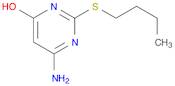 6-amino-2-(butylthio)-4-pyrimidinol