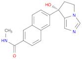 6-[(7S)-7-Hydroxy-6,7-dihydro-5H-pyrrolo[1,2-c]imidazol-7-yl]-N-methyl-2-naphthalenecarboxamide