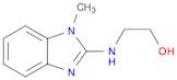 Ethanol, 2-[(1-methyl-1H-benzimidazol-2-yl)amino]- (9CI)