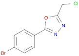 2-(4-BROMO-PHENYL)-5-CHLOROMETHYL-[1,3,4]OXADIAZOLE