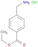 Benzoic acid, 4-(aminomethyl)-, ethyl ester, hydrochloride (1