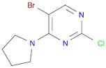 5-BROMO-2-CHLORO-4-(1-PYRROLIDINYL)PYRIMIDINE